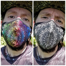 Load image into Gallery viewer, Mandala Face Mask with N99 Filter