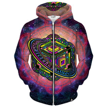 Load image into Gallery viewer, ALTERED PERSPECTIVE ZIP UP HOODIE