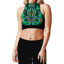 Load image into Gallery viewer, DEMIURGE ZIP UP SPORTS BRA