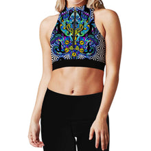 Load image into Gallery viewer, DISAMBIGUATION ZIP UP SPORTS BRA