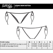 Load image into Gallery viewer, OUTLOOK WHITE STRING BIKINI BOTTOMS