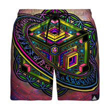 Load image into Gallery viewer, ALTERED PERSPECTIVE SWIM TRUNKS