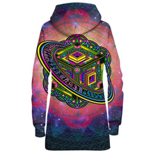 Load image into Gallery viewer, ALTERED PERSPECTIVE HOODIE DRESS