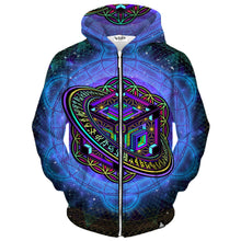 Load image into Gallery viewer, PERSPECTIVE ZIP UP HOODIE
